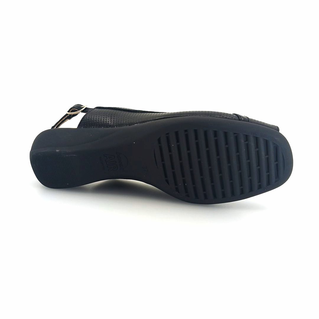 Boxer 52995 (μαύρο δέρμα) γυναικεία πέδιλα