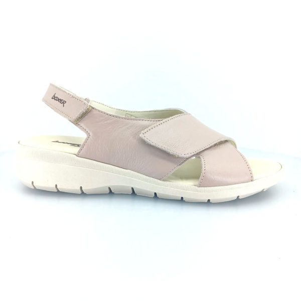 Boxer 58831 (κάμελ δέρμα) γυναικεία σανδάλια