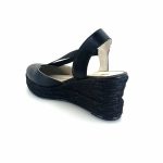 Boxer 82713 (μαύρο δέρμα) γυναικείες espadrilles