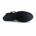 Boxer 82713 (μαύρο δέρμα) γυναικείες espadrilles