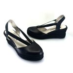 Boxer 82713 (μαύρο δέρμα) γυναικείες espadrilles