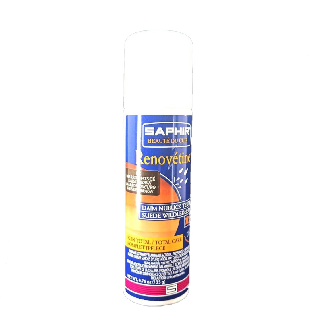 Saphir Renovétine 200 ml (dark brown) - βαφή για suede & nubuk δέρματα