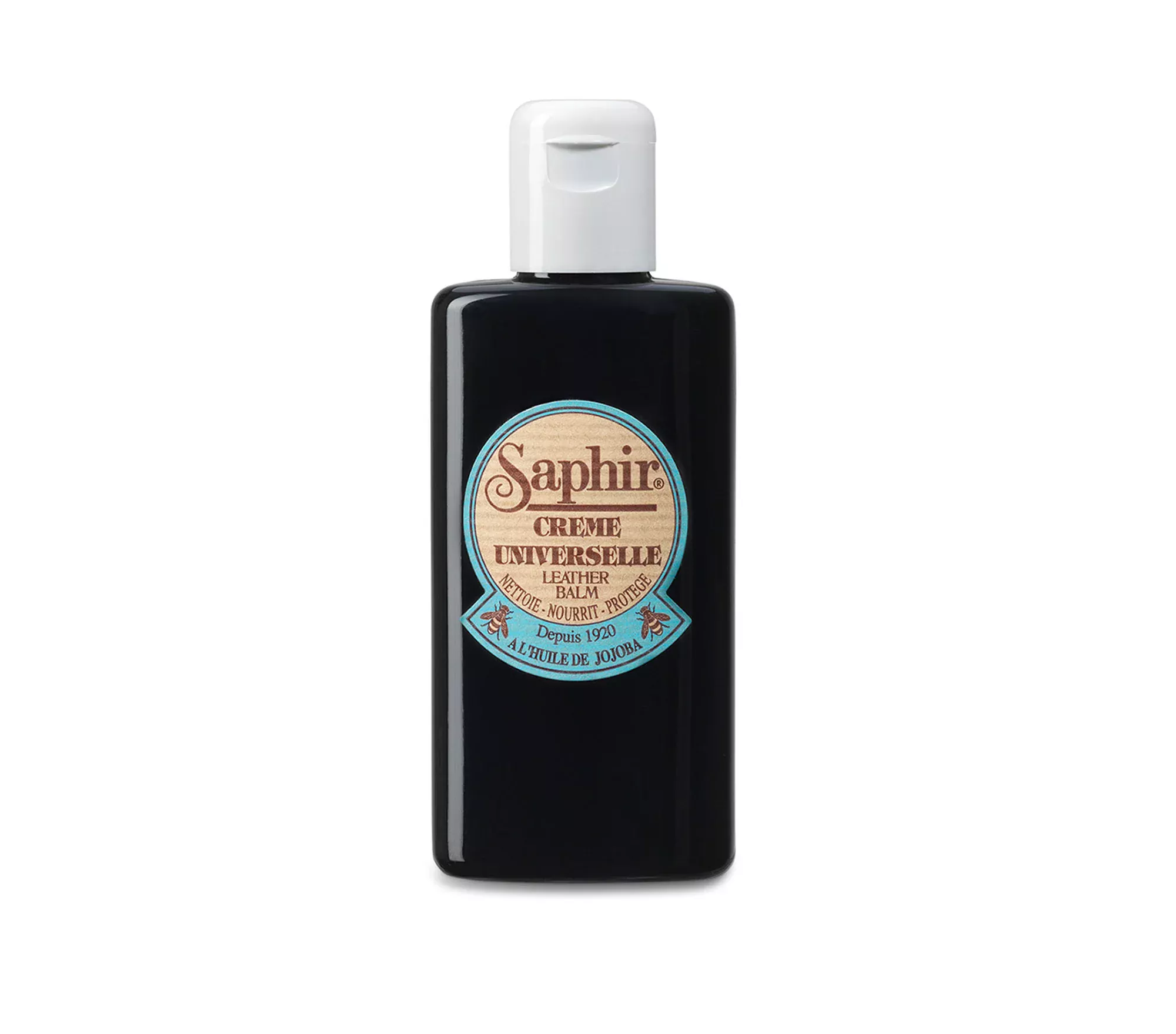 saphir-creme-universelle-black-smooth-leather Saphir Crème Universelle - Αλοιφή Περιποίησης Δερμάτων (μαύρο) 150ml
