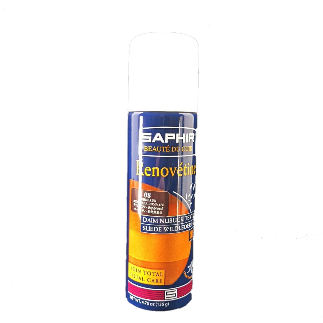 saphir-renovatine-bordeaux-1 Saphir Renovétine 200 ml (μπορντώ) - βαφή για suede & nubuk δέρματα