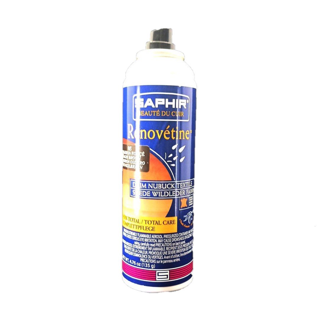 Saphir Renovétine 200 ml (dark brown) - βαφή για suede & nubuk δέρματα