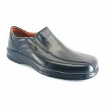 Boxer 14755 (μαύρο δέρμα) ανδρικά slip-on