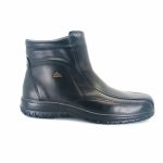 Boxer 14762 (μαύρο δέρμα) ανδρικά μποτάκια