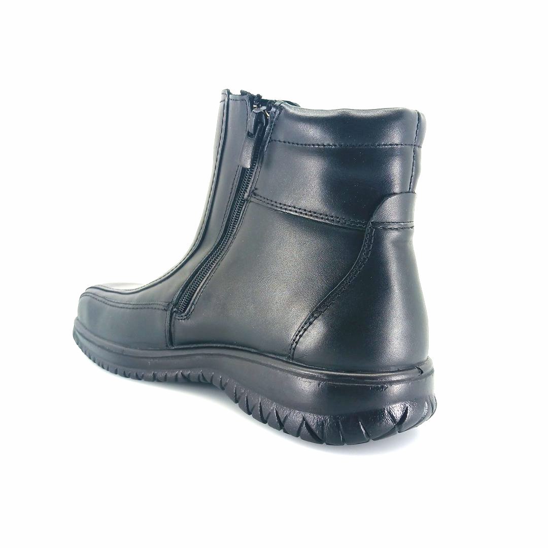 Boxer 14762 (μαύρο δέρμα) ανδρικά μποτάκια