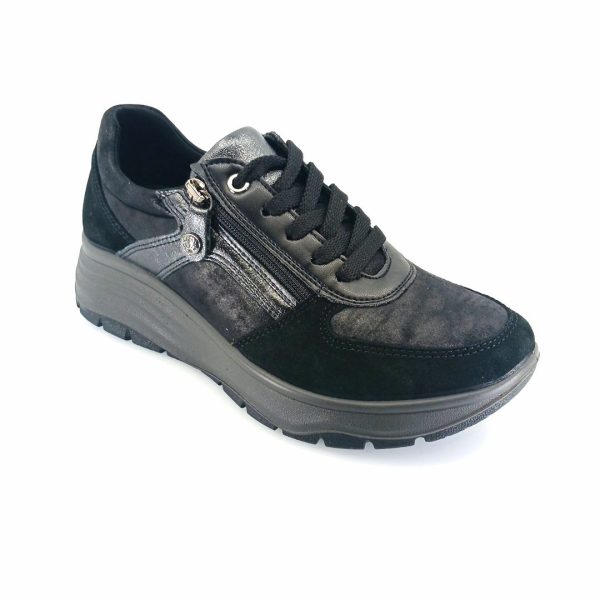 IMAC 656300 (μαύρο) γυναικεία sneakers