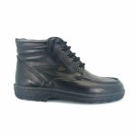 Boxer 01562 (μαύρο δέρμα) ανδρικά μποτάκια