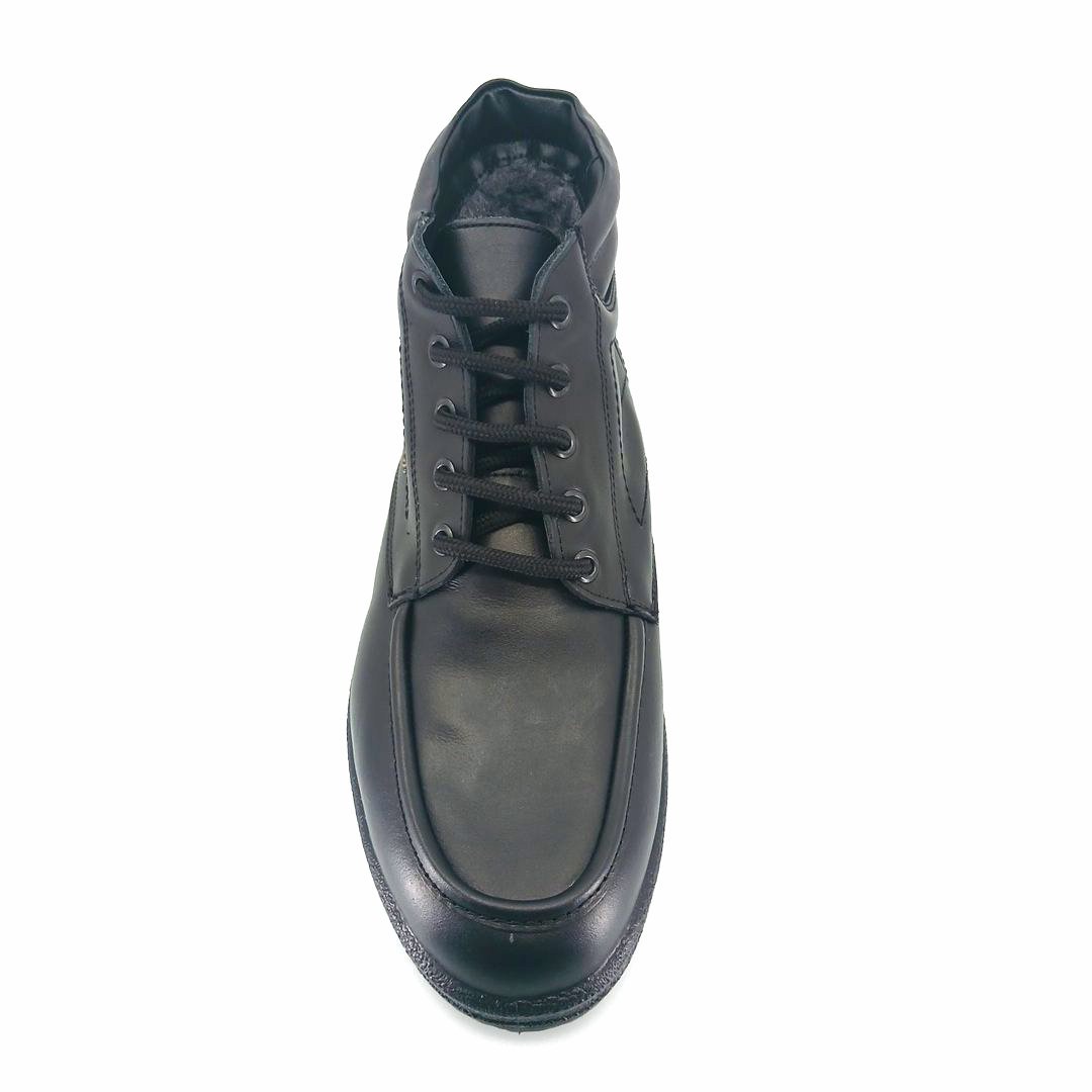 Boxer 01562 (μαύρο δέρμα) ανδρικά μποτάκια