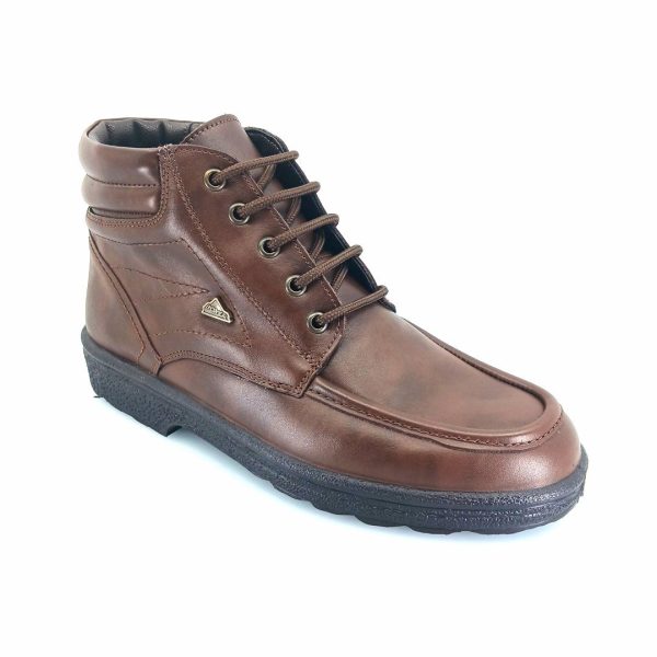 Boxer 01562 (καφέ δέρμα) ανδρικά μποτάκια