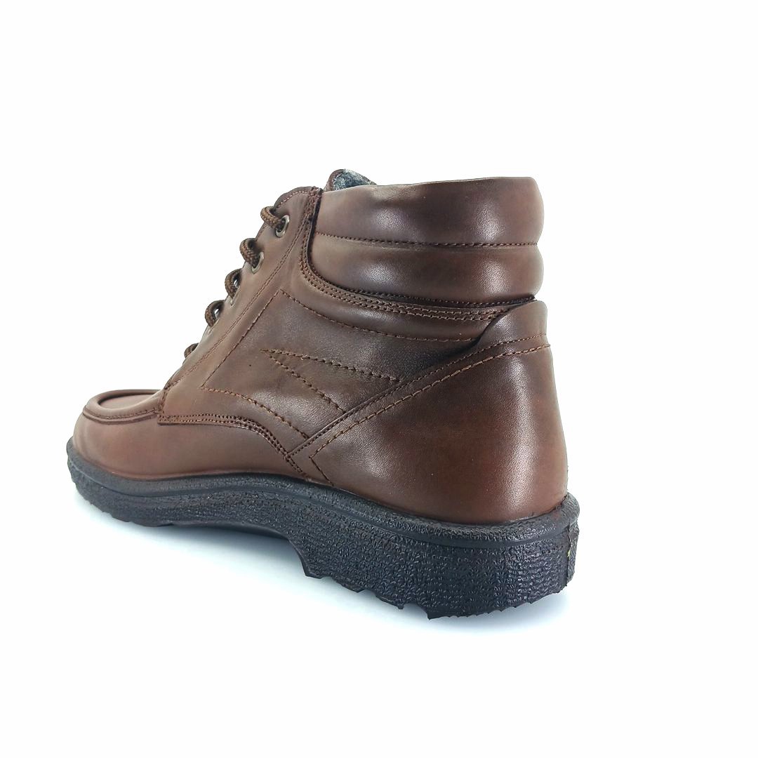 Boxer 01562 (καφέ δέρμα) ανδρικά μποτάκια