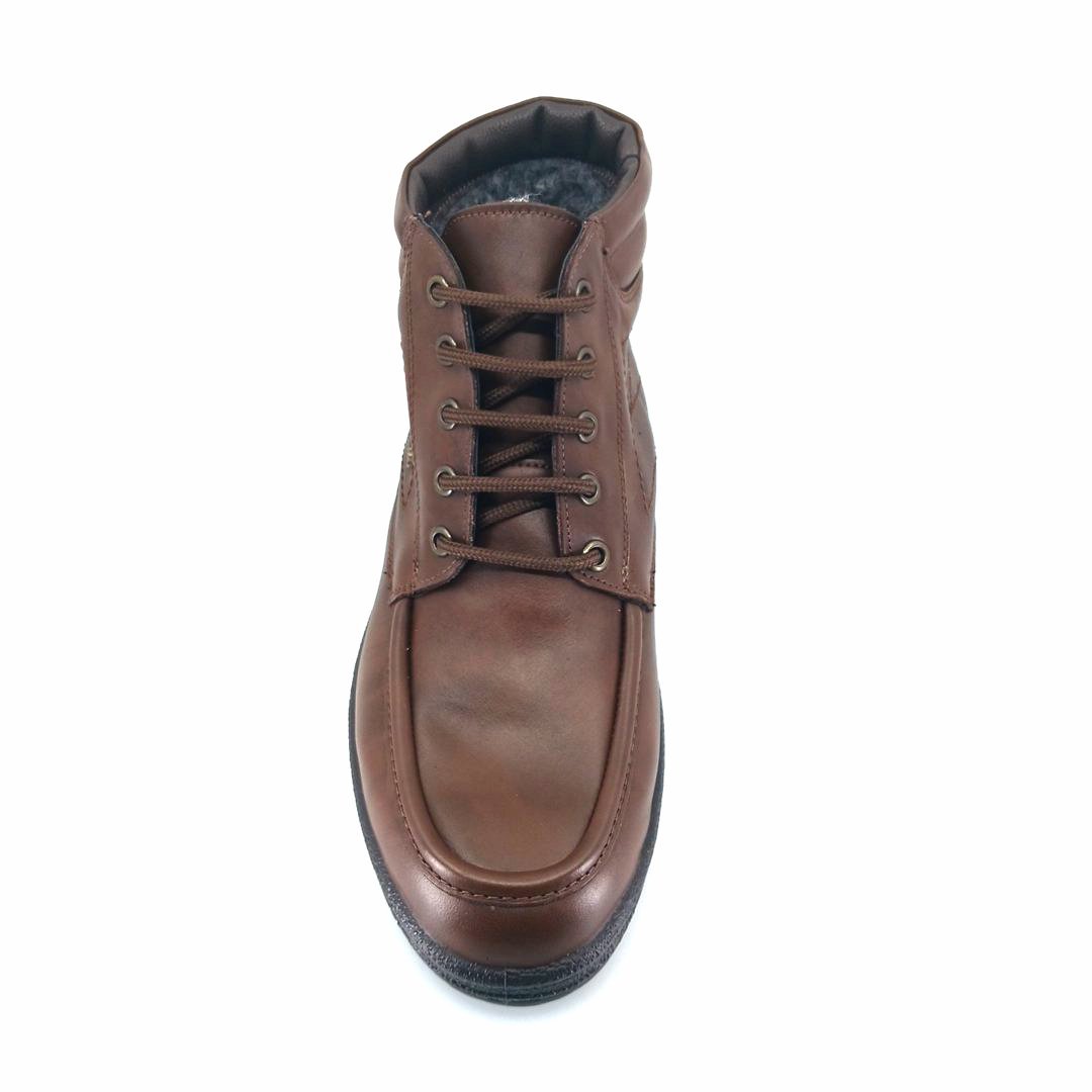 Boxer 01562 (καφέ δέρμα) ανδρικά μποτάκια