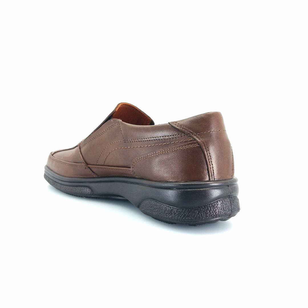 Boxer 11549 (καφέ δέρμα) ανδρικά slip-on