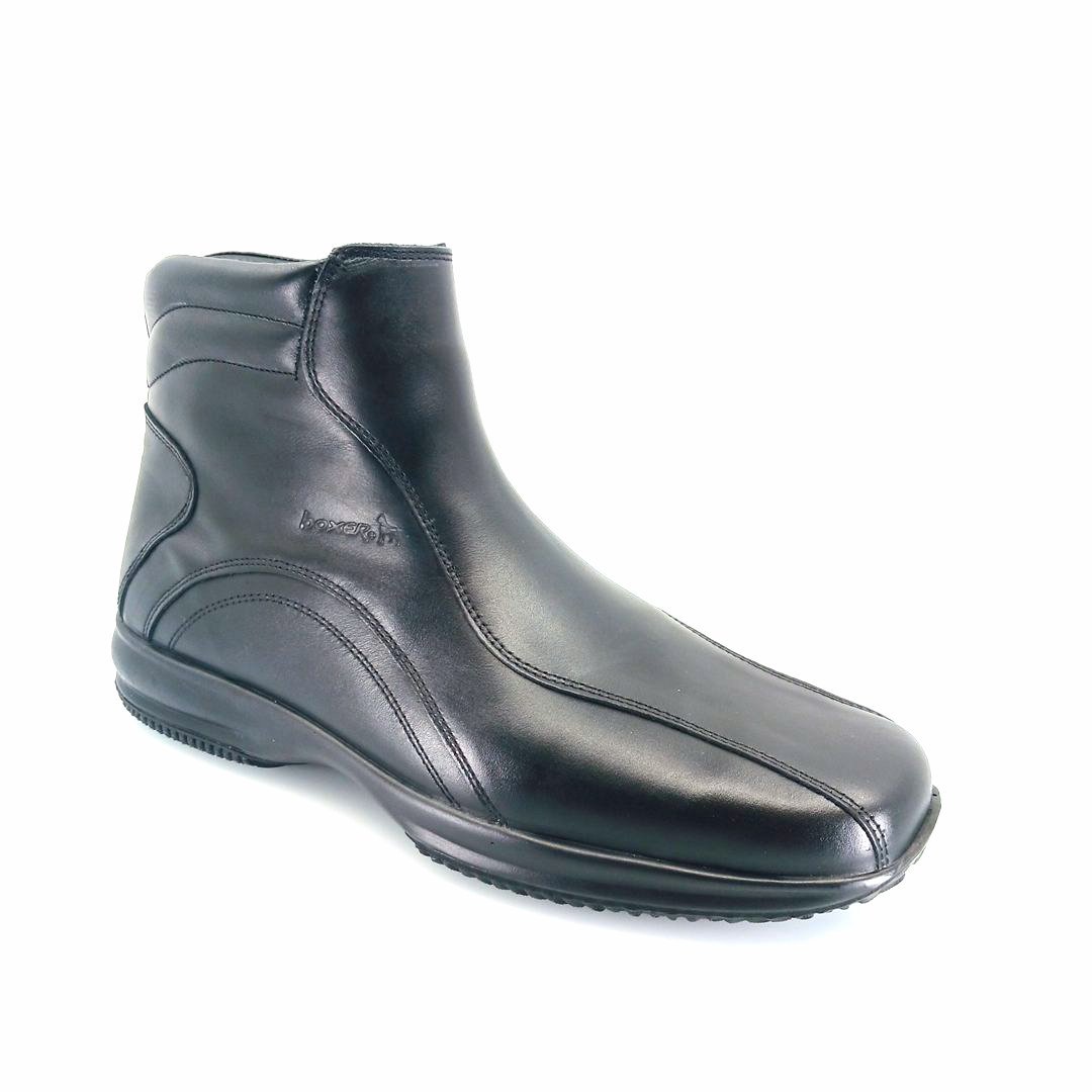 boxer-12151-black-1 Boxer 12151 (μαύρο δέρμα) ανδρικά μποτάκια