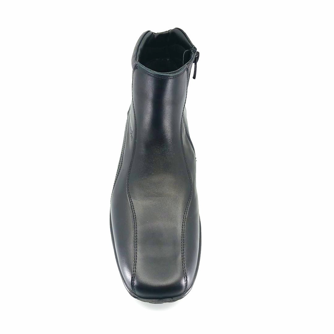Boxer 12151 (μαύρο δέρμα) ανδρικά μποτάκια