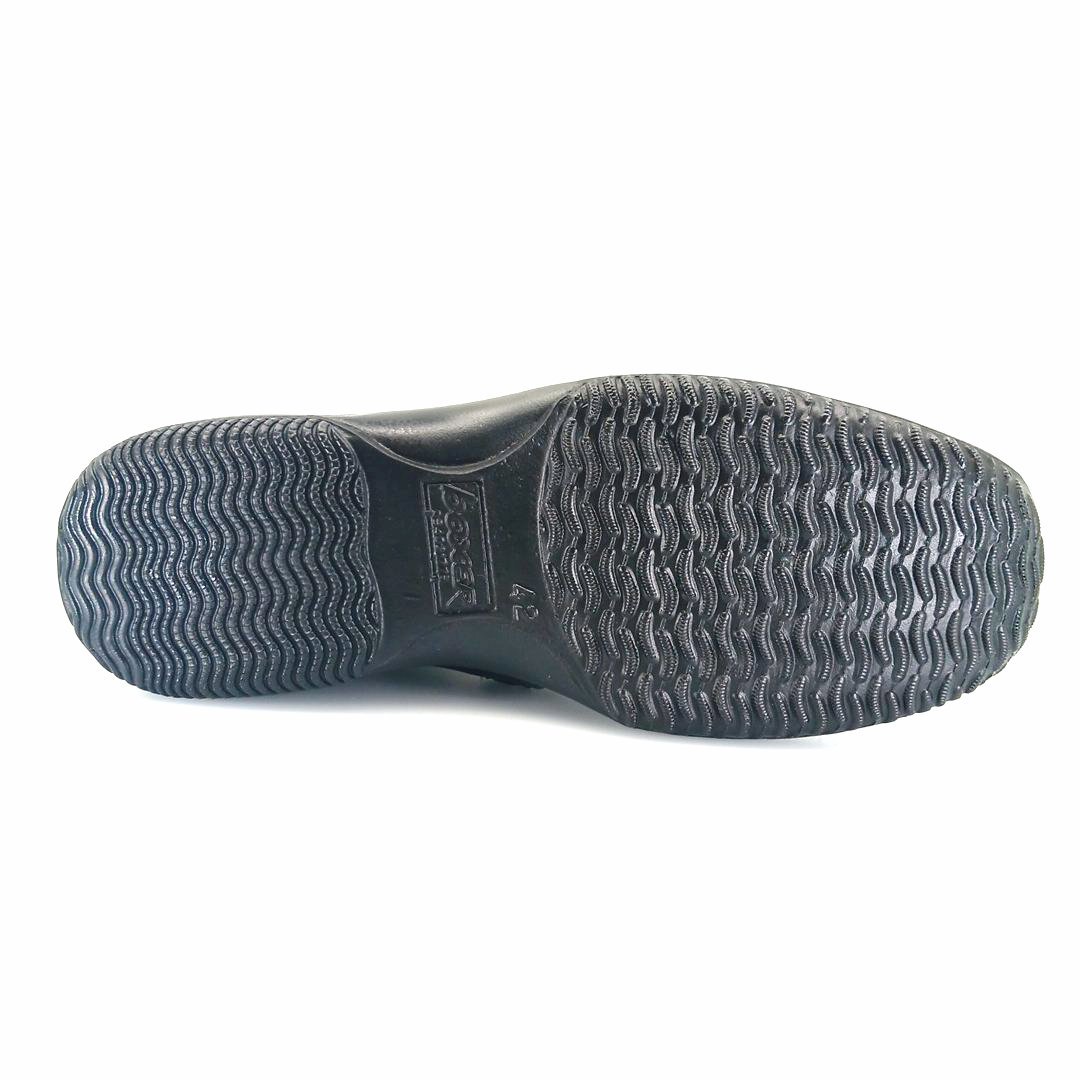 Boxer 12151 (μαύρο δέρμα) ανδρικά μποτάκια