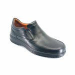 Boxer 14753 (μαύρο δέρμα) ανδρικά slip-on