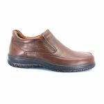 Boxer 14753 (καφέ δέρμα) ανδρικά slip-on