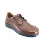 Boxer 14754 (καφέ δέρμα) ανδρικά δετά
