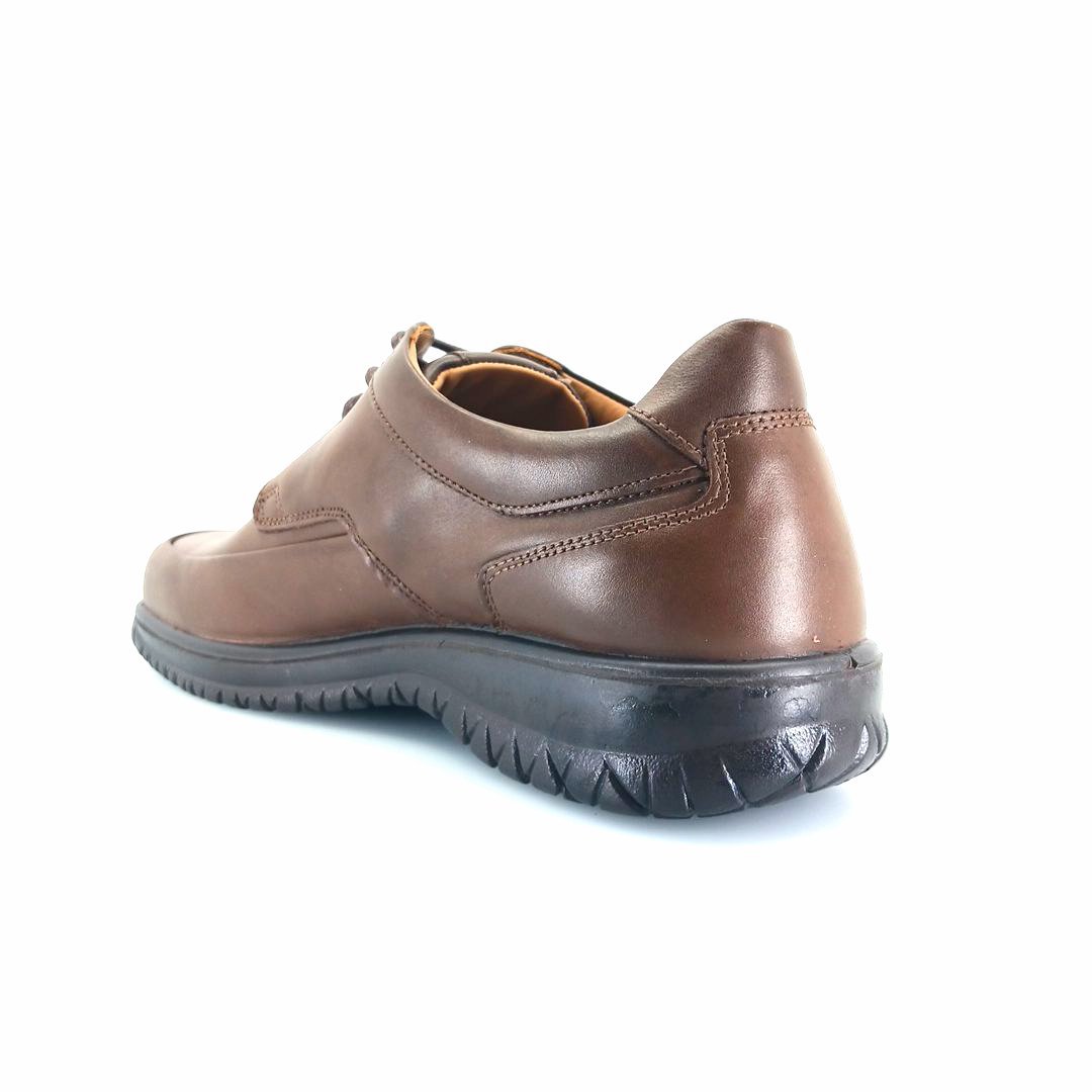 Boxer 14754 (καφέ δέρμα) ανδρικά δετά