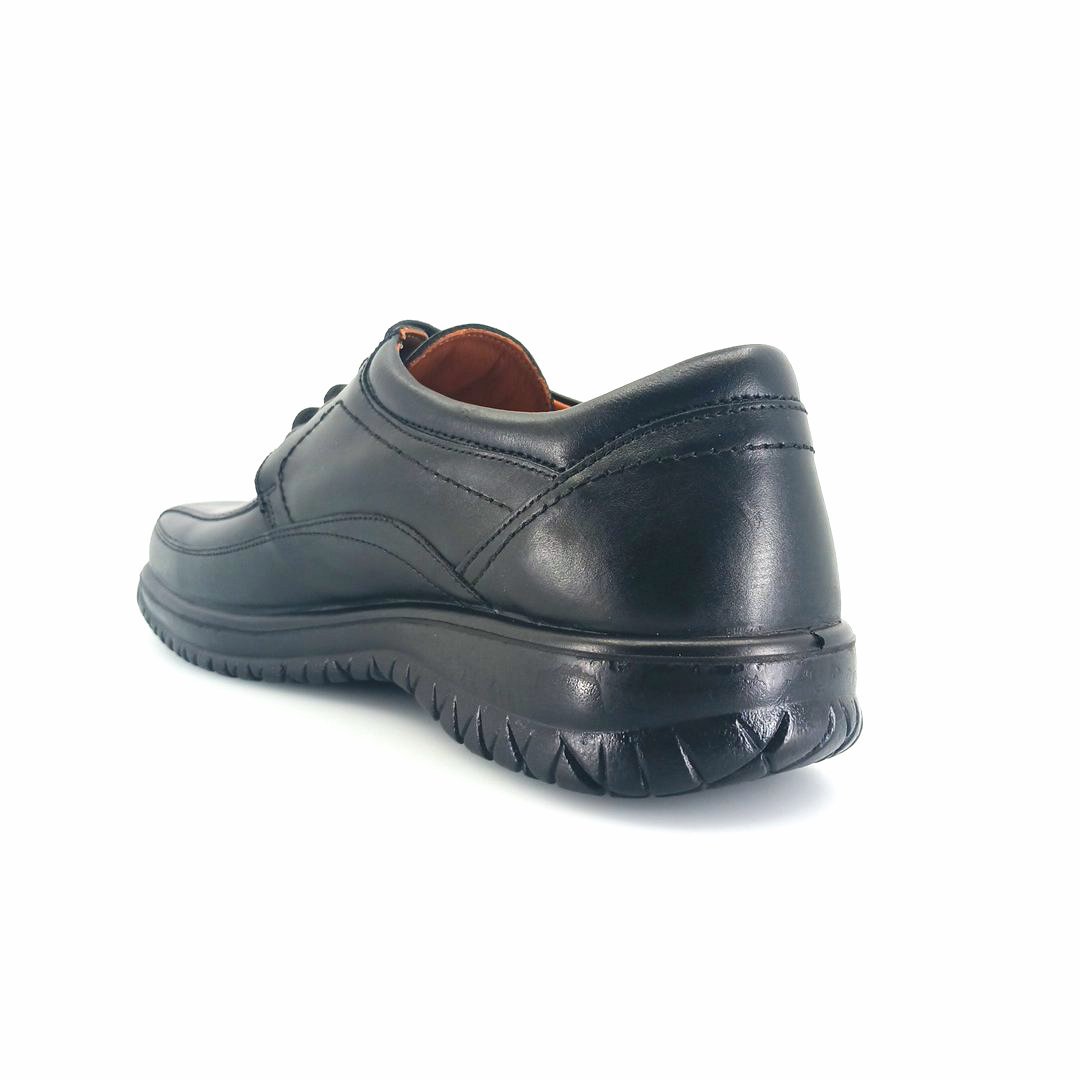 Boxer 14756 (μαύρο δέρμα) ανδρικά δετά