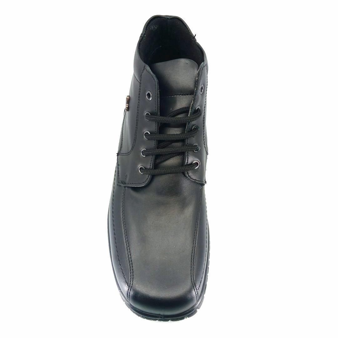 Boxer 14761 (μαύρο δέρμα) ανδρικά μποτάκια
