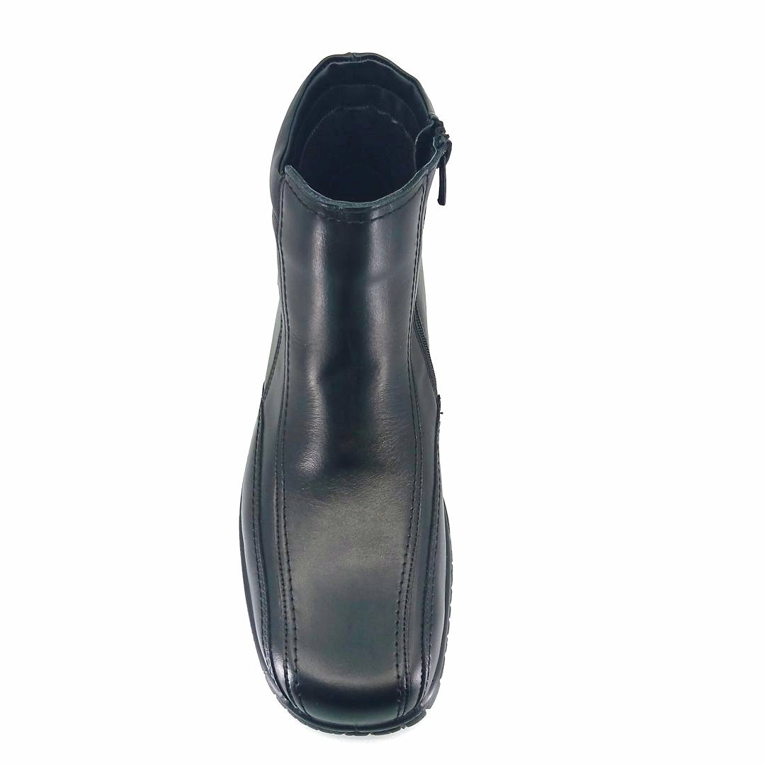Boxer 14762 (μαύρο δέρμα) ανδρικά μποτάκια