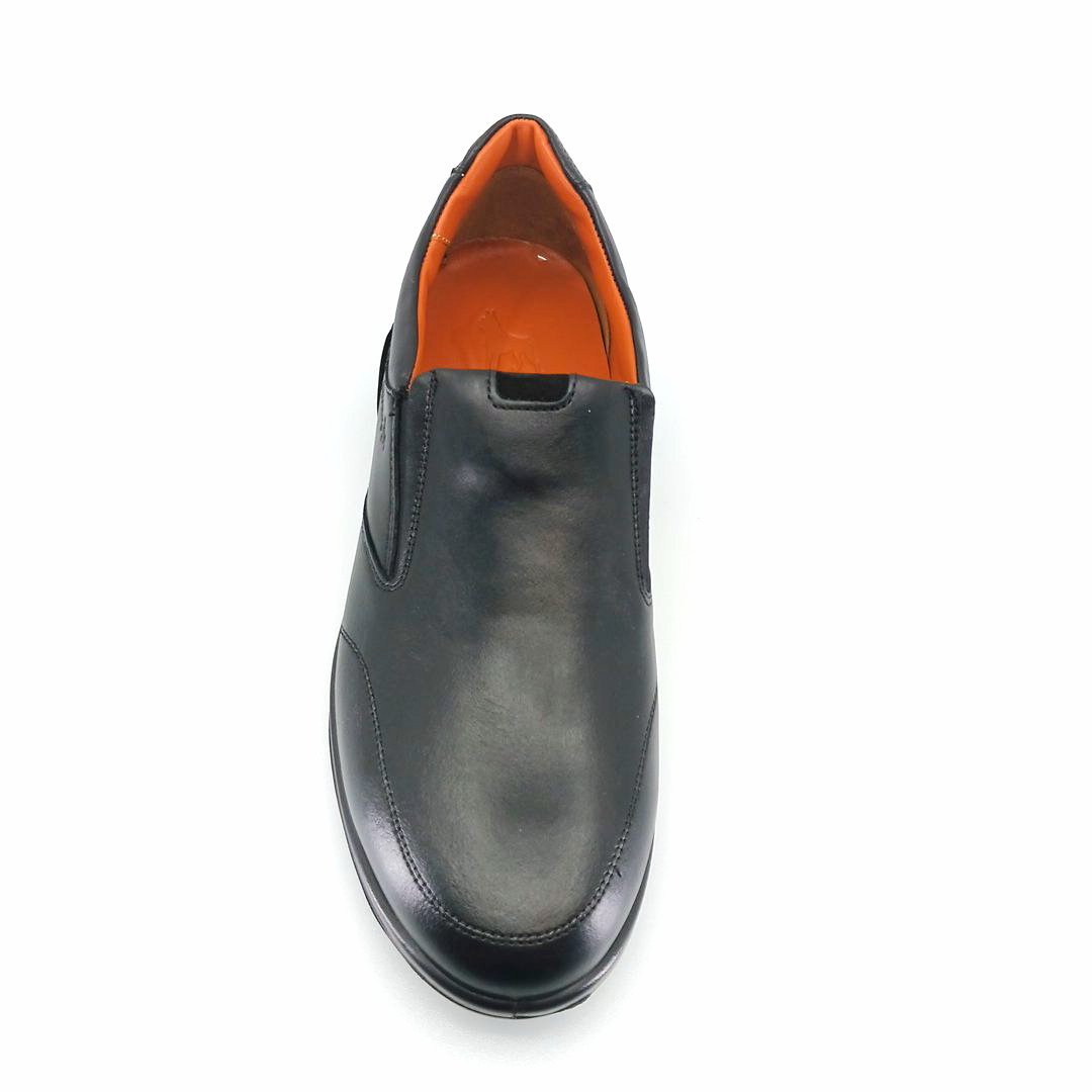 Boxer 16539 (μαύρο δέρμα) ανδρικά slip-on