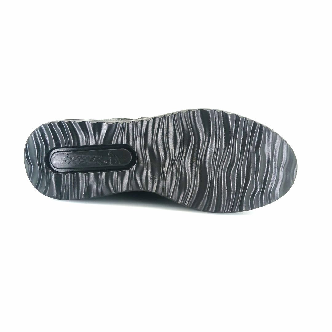 Boxer 16539 (μαύρο δέρμα) ανδρικά slip-on