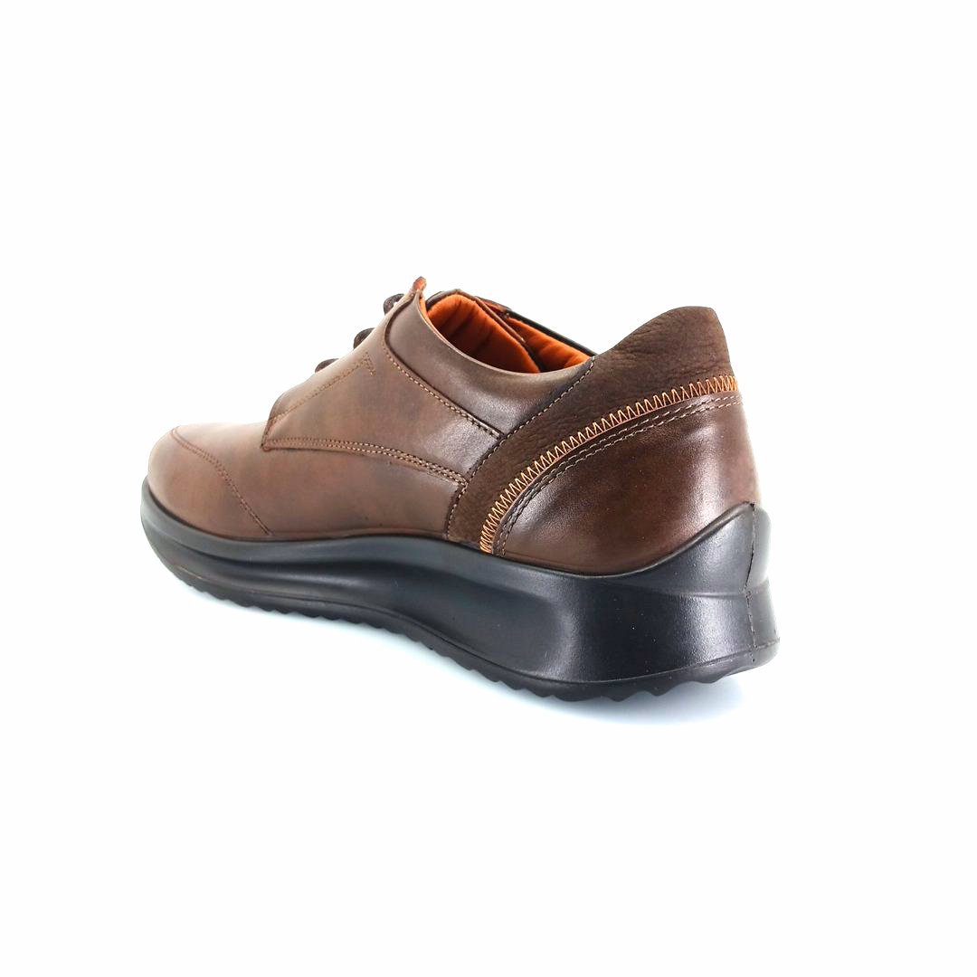 Boxer 16540 (καφέ δέρμα) ανδρικά δετά