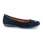 Gabor 166.17 μπαλαρίνες (μαύρο δέρμα suede)