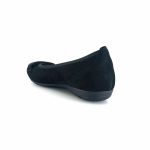 Gabor 166.17 μπαλαρίνες (μαύρο δέρμα suede)