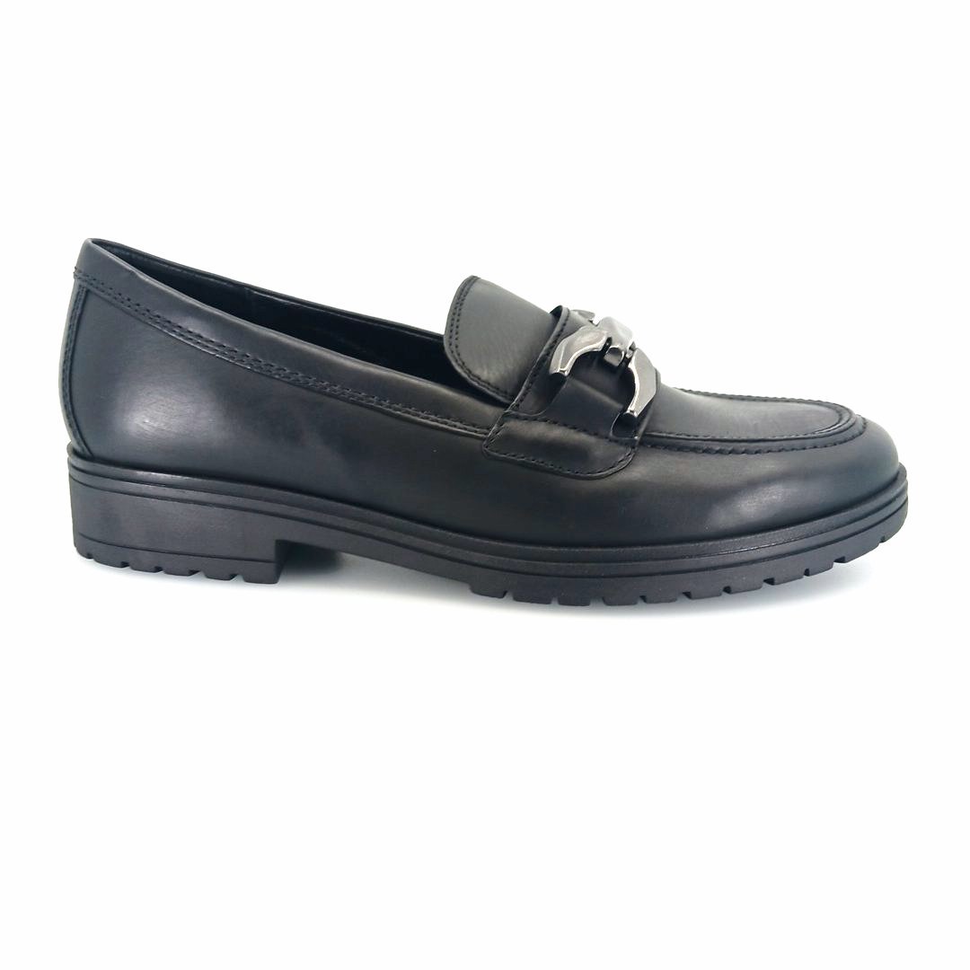 Gabor 251.27 horsebit loafers (μαύρο δέρμα)