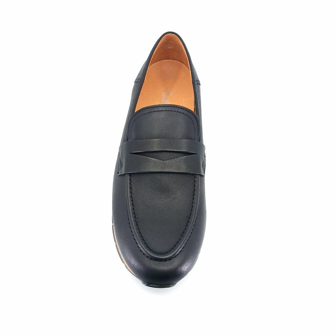 Gabor 471.57 penny loafer sneakers (μαύρο δέρμα)