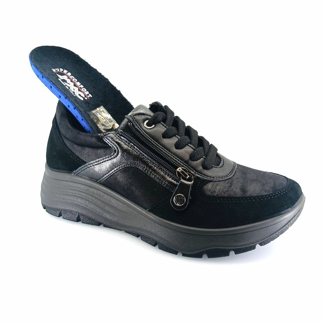 IMAC 656300 (μαύρο) γυναικεία sneakers