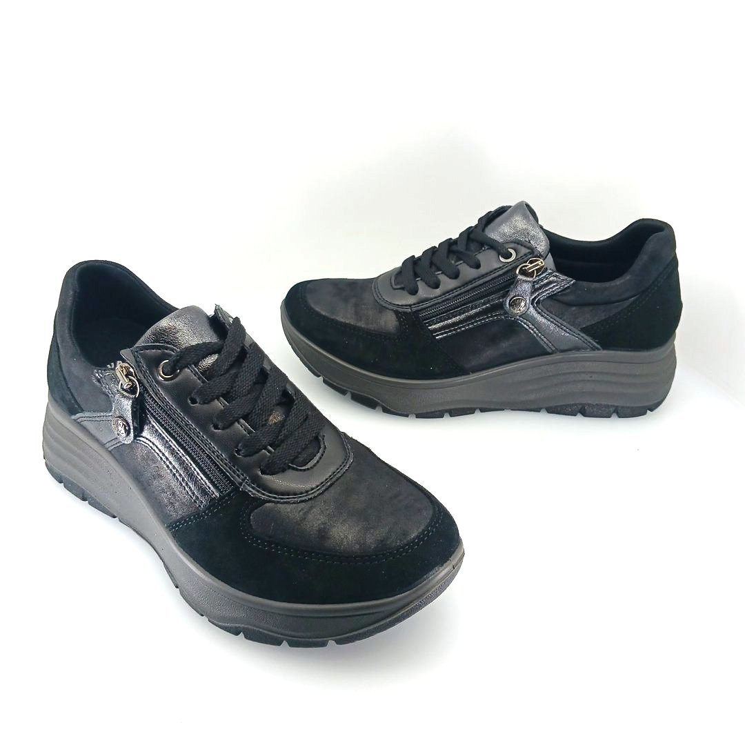 IMAC 656300 (μαύρο) γυναικεία sneakers