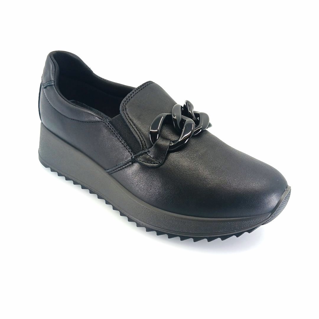 imac-657630-black-1 IMAC 657630 (μαύρο δέρμα) γυναικεία sneakers