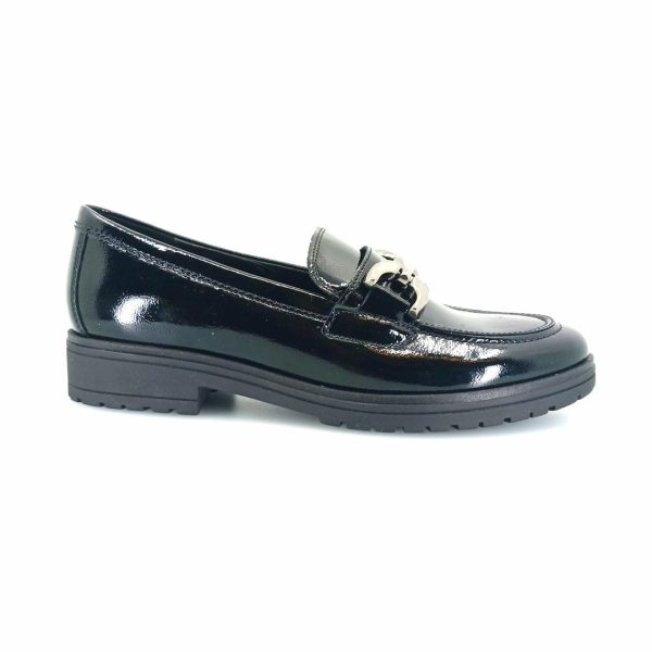 Gabor 251.97 horsebit lug loafers (μαύρο λουστρίνι)