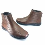 Boxer 12151 (καφέ δέρμα) ανδρικά μποτάκια