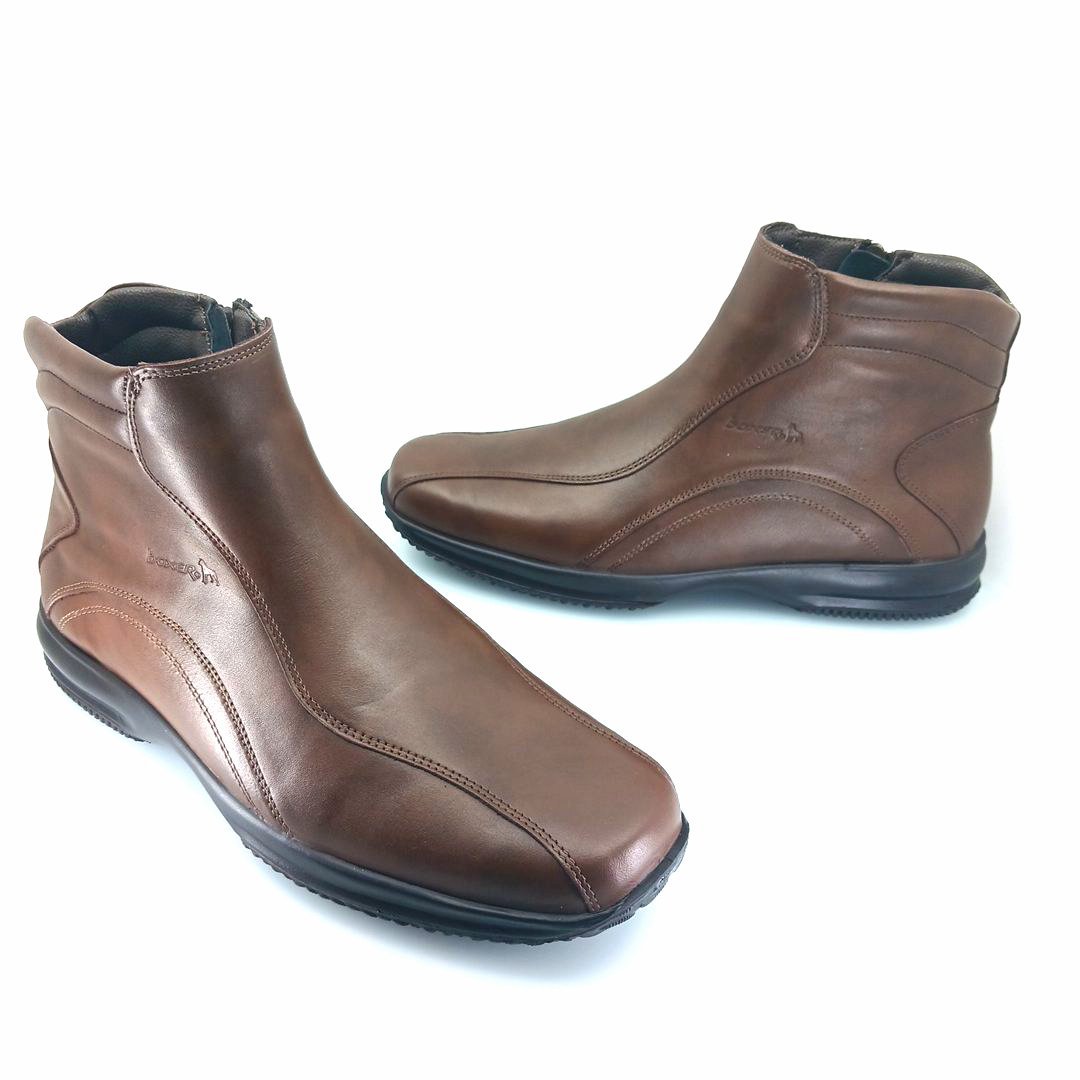 Boxer 12151 (καφέ δέρμα) ανδρικά μποτάκια