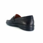 Boxer 13805 (μαύρο δέρμα) ανδρικά penny loafers