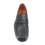 Boxer 13805 (μαύρο δέρμα) ανδρικά penny loafers