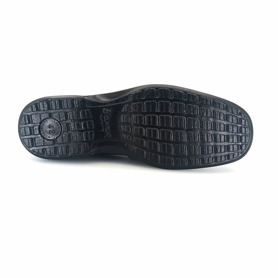 Boxer 13805 (μαύρο δέρμα) ανδρικά penny loafers