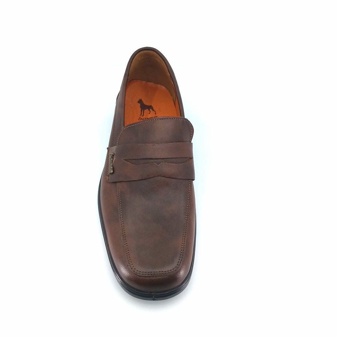 Boxer 13805 (καφέ δέρμα) ανδρικά penny loafers