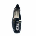 Boxer 51608 (μαύρο λούστρίνι) δερμάτινες γόβες