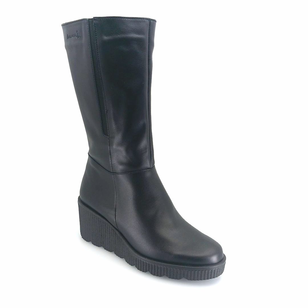 Boxer 55152 (μαύρο δέρμα) γυναικείες μπότες