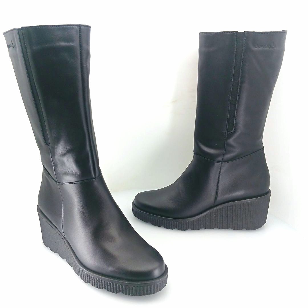 Boxer 55152 (μαύρο δέρμα) γυναικείες μπότες