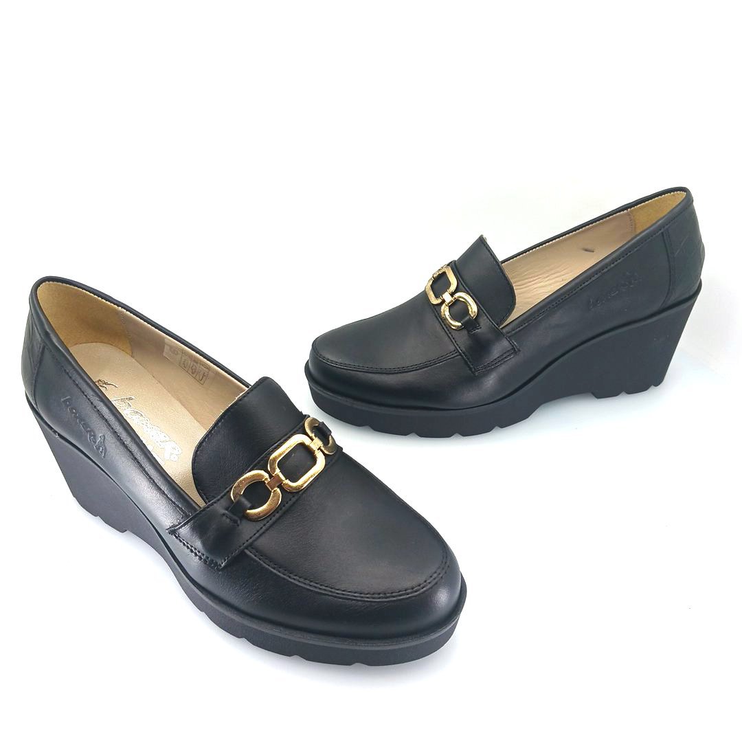 Boxer 57726 (μαύρο δέρμα) γυναικείες σφήνες
